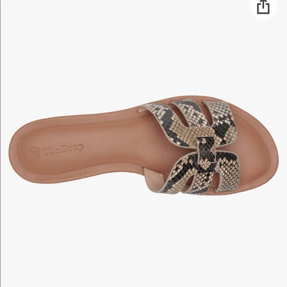 The Drop-Monika Flat H-Band Slide Sandal - Picture 9 of 13